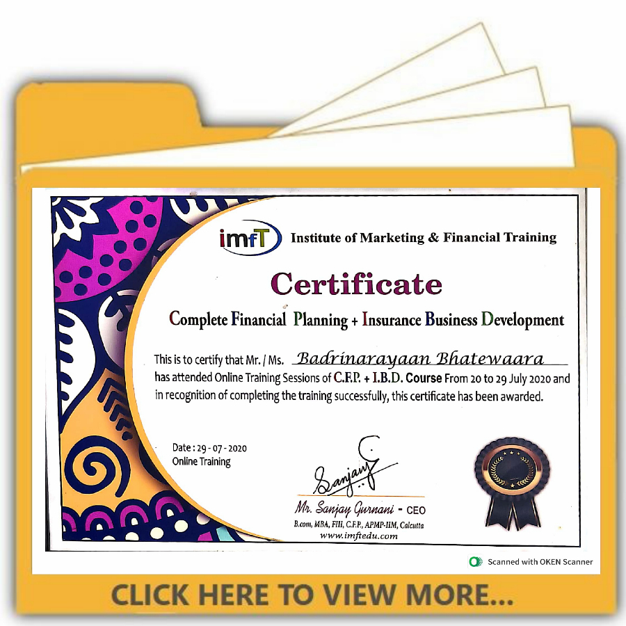 Our Certificates